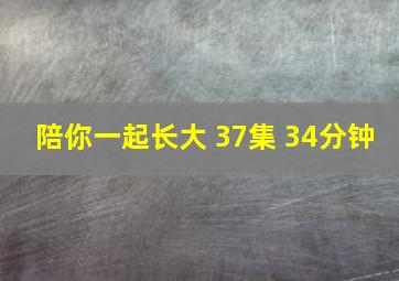 陪你一起长大 37集 34分钟